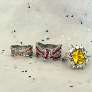 3 rings size 5 and 6